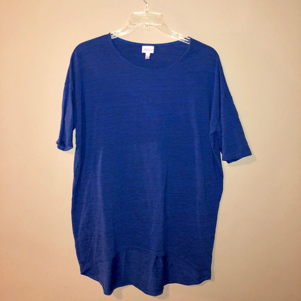 LuLaRoe Heathered Blue Irma Tunic